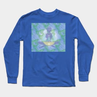 Meditation heart lotus Long Sleeve T-Shirt